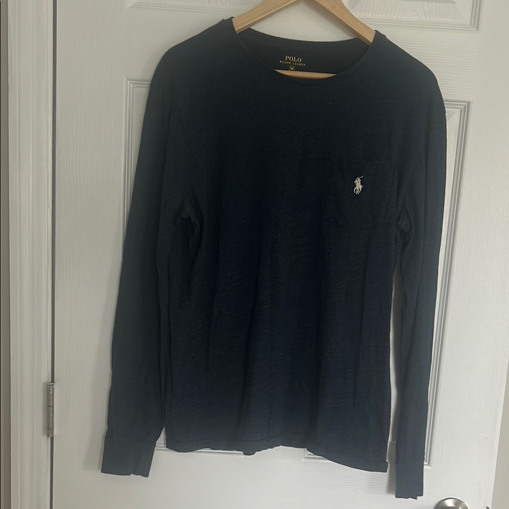 Polo by Ralph Lauren Black Long Sleeve Tee